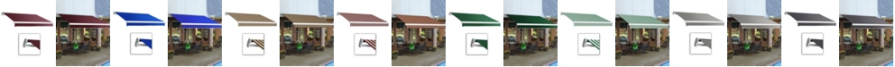 Awntech 8' Maui Manual Retractable Awning, 78" Projection